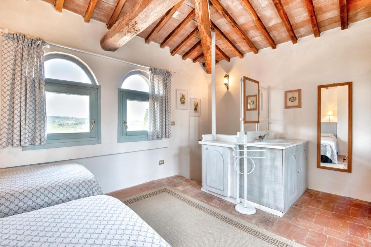 Appartamenti Villa La Fonte San Gimignano Exteriör bild