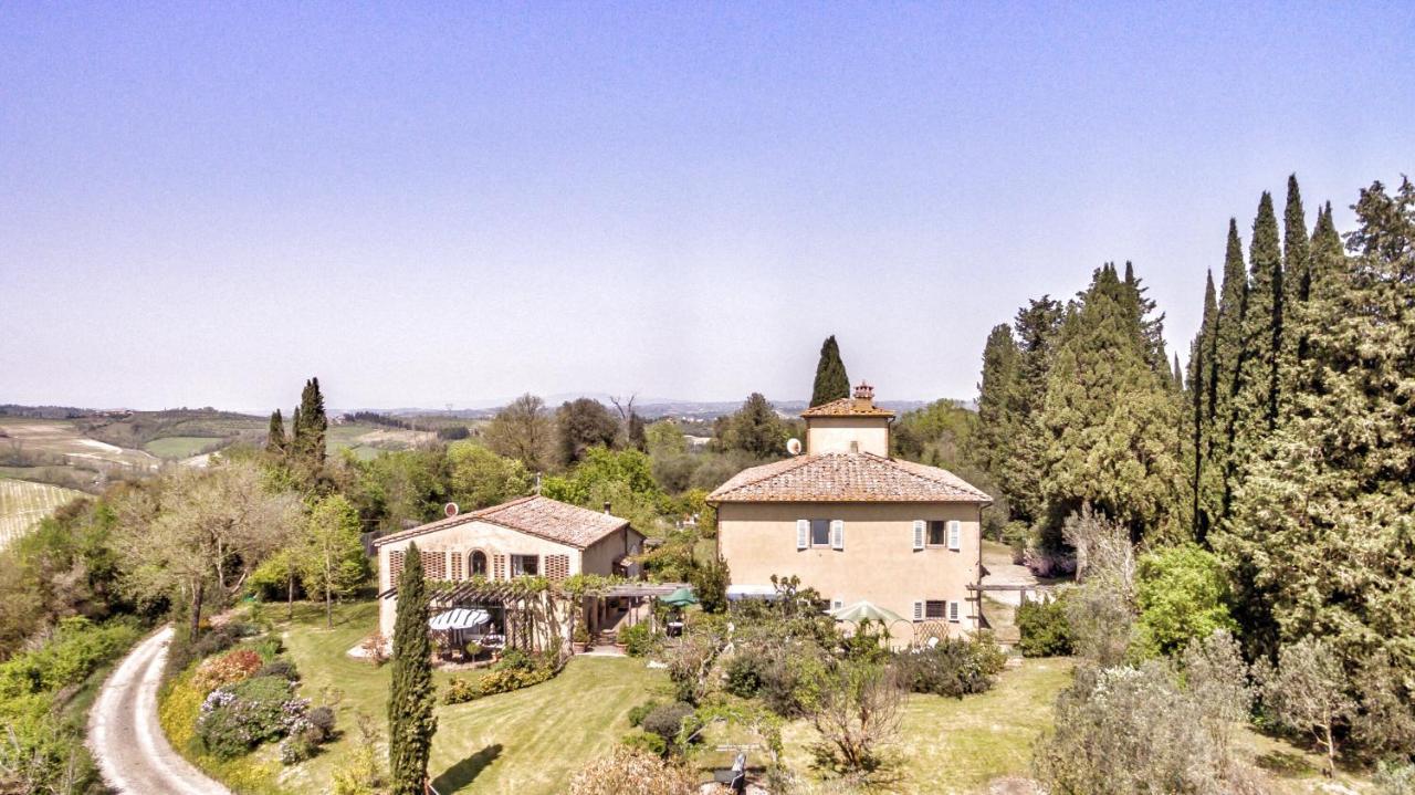 Appartamenti Villa La Fonte San Gimignano Exteriör bild